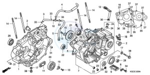 CRF150R9 Europe Direct - (ED / 2ED) drawing CRANKCASE