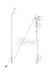 DF 25 V-Twin drawing Clutch Rod