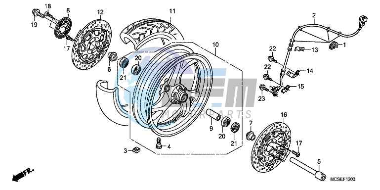 FRONT WHEEL