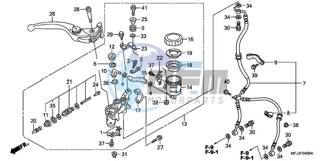 FR. BRAKE MASTER CYLINDER (CBR600RR)