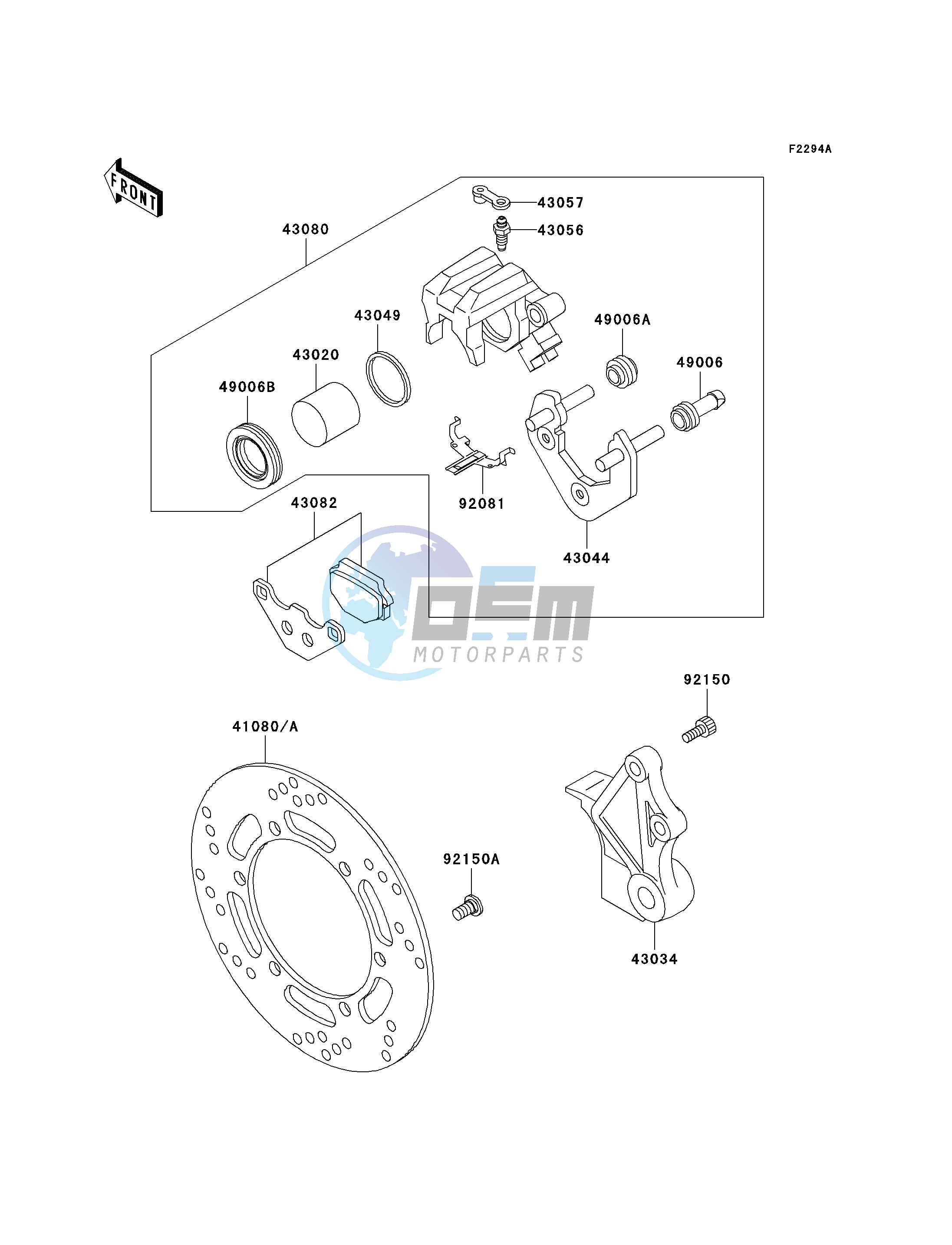 REAR BRAKE-- A18_A19- -