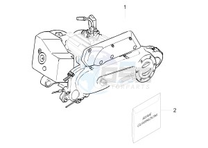 Sprint 50 2T (EMEA) drawing Engine, assembly