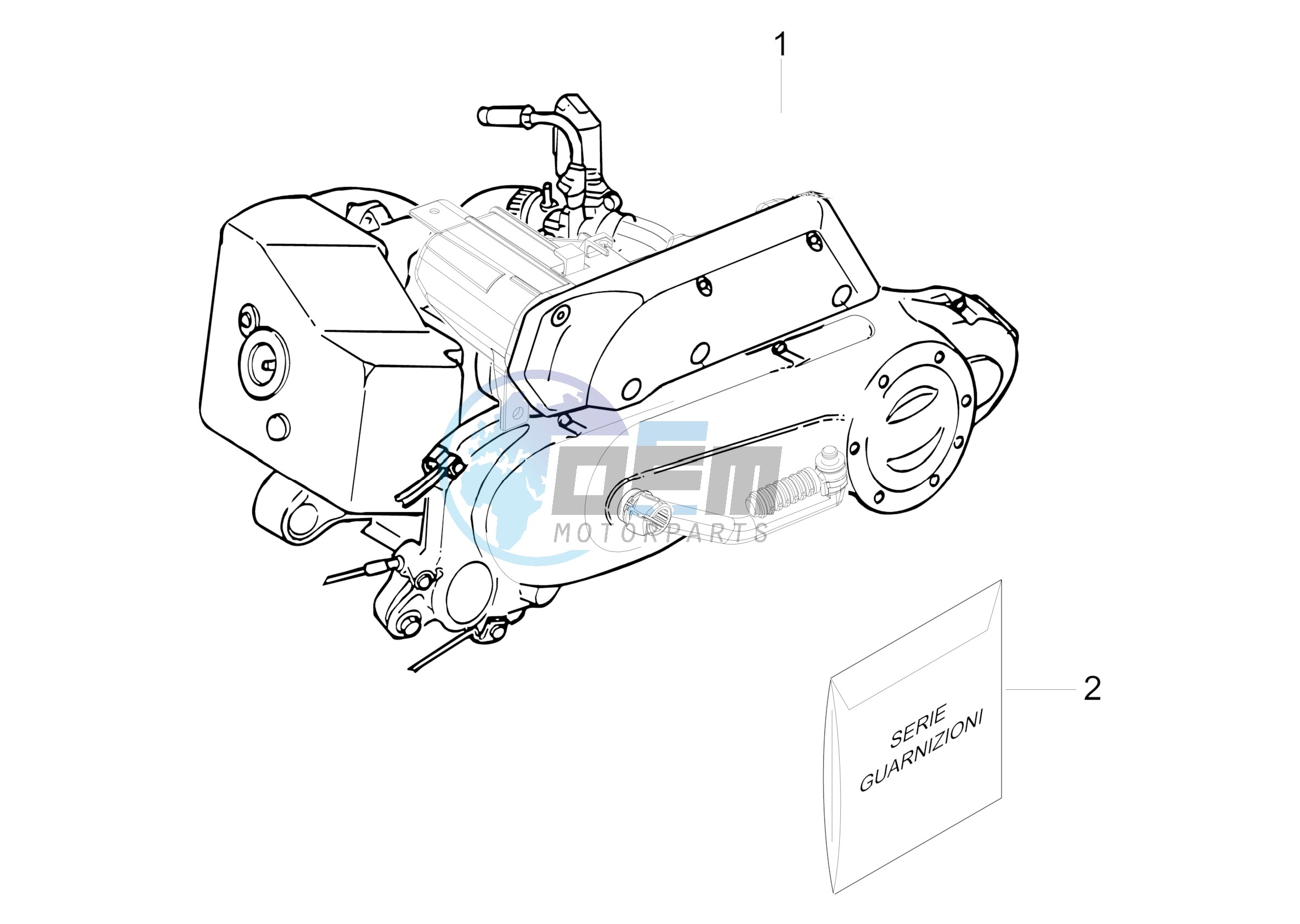 Engine, assembly