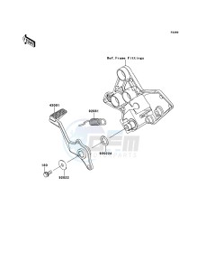 VERSYS_1000 KLZ1000ADF FR GB XX (EU ME A(FRICA) drawing Brake Pedal