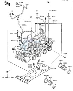 ZL 1000 A [ZL1000 ELIMINATOR] (A1) drawing CYLINDER HEAD