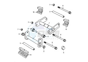 ELYSTAR - 125 cc drawing SWINGING ARM