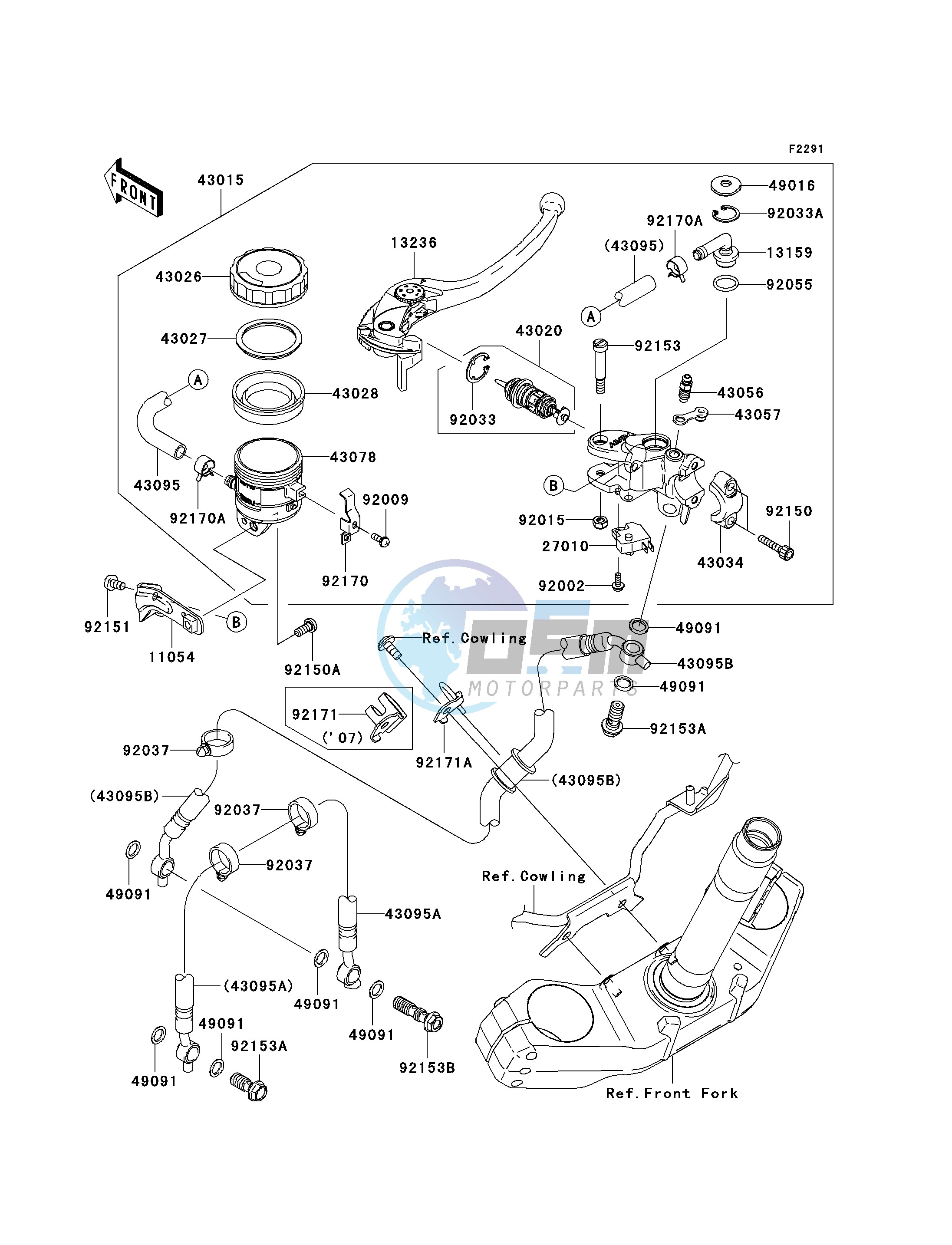 FRONT MASTER CYLINDER