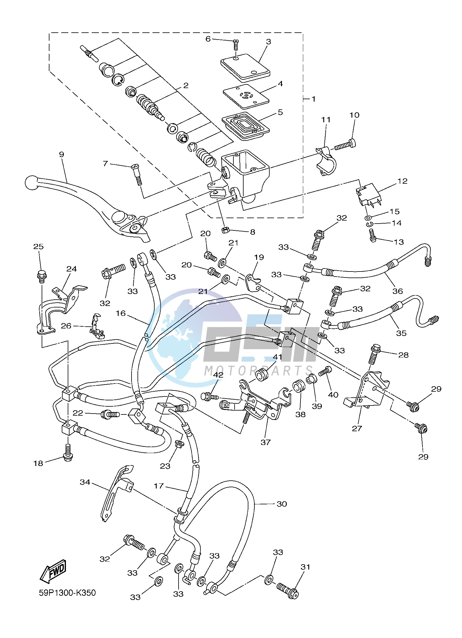 FRONT MASTER CYLINDER