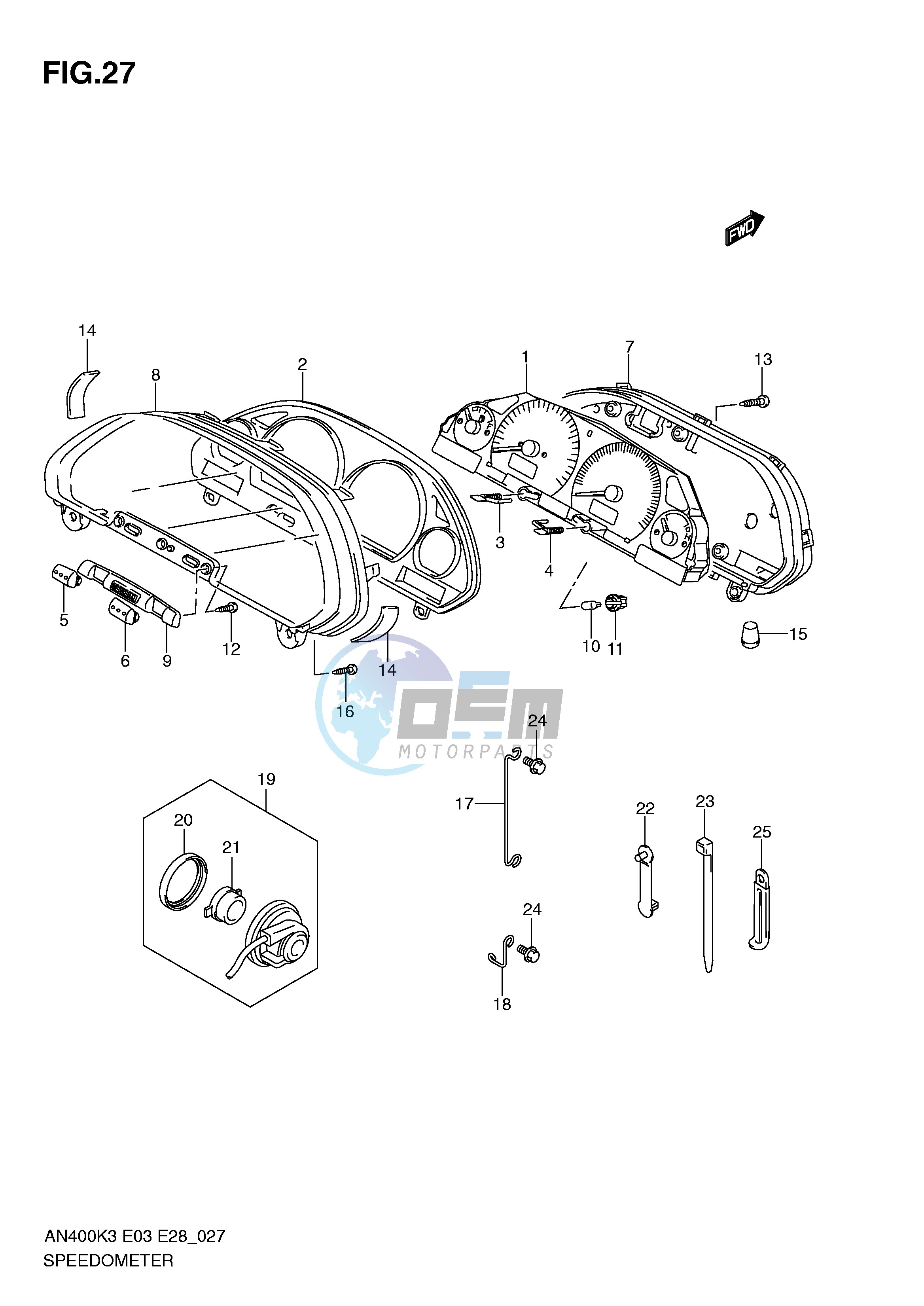 SPEEDOMETER (AN400K3 K4 K5 K6)