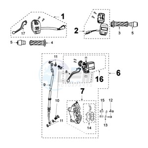 FIGHT 3 R 4T drawing BRAKE SYSTEM