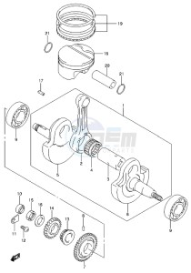 LT-Z400 drawing CRANKSHAFT