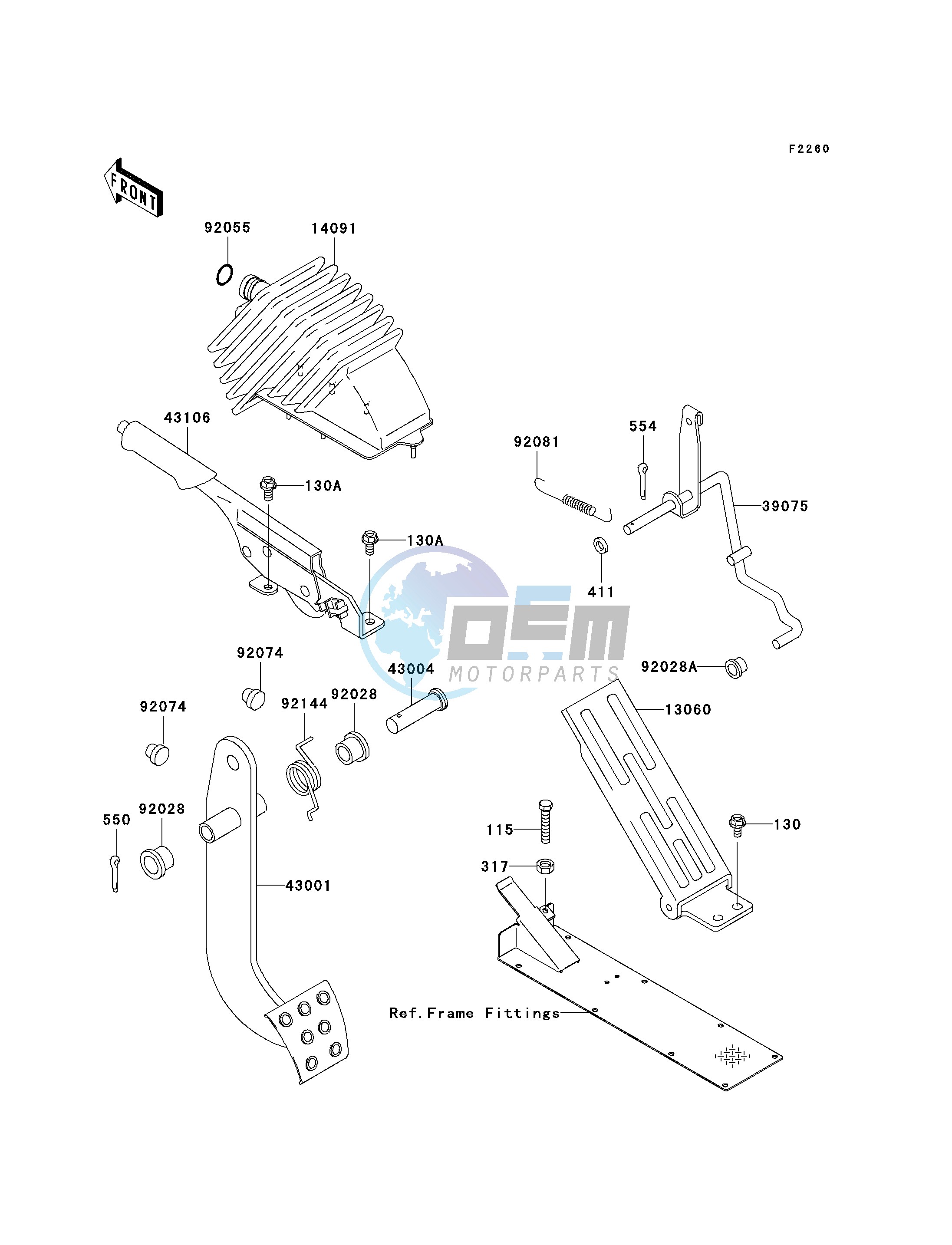 BRAKE PEDAL_THROTTLE LEVER