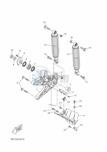 CZD300-A XMAX 300 (BBA4) drawing FENDER