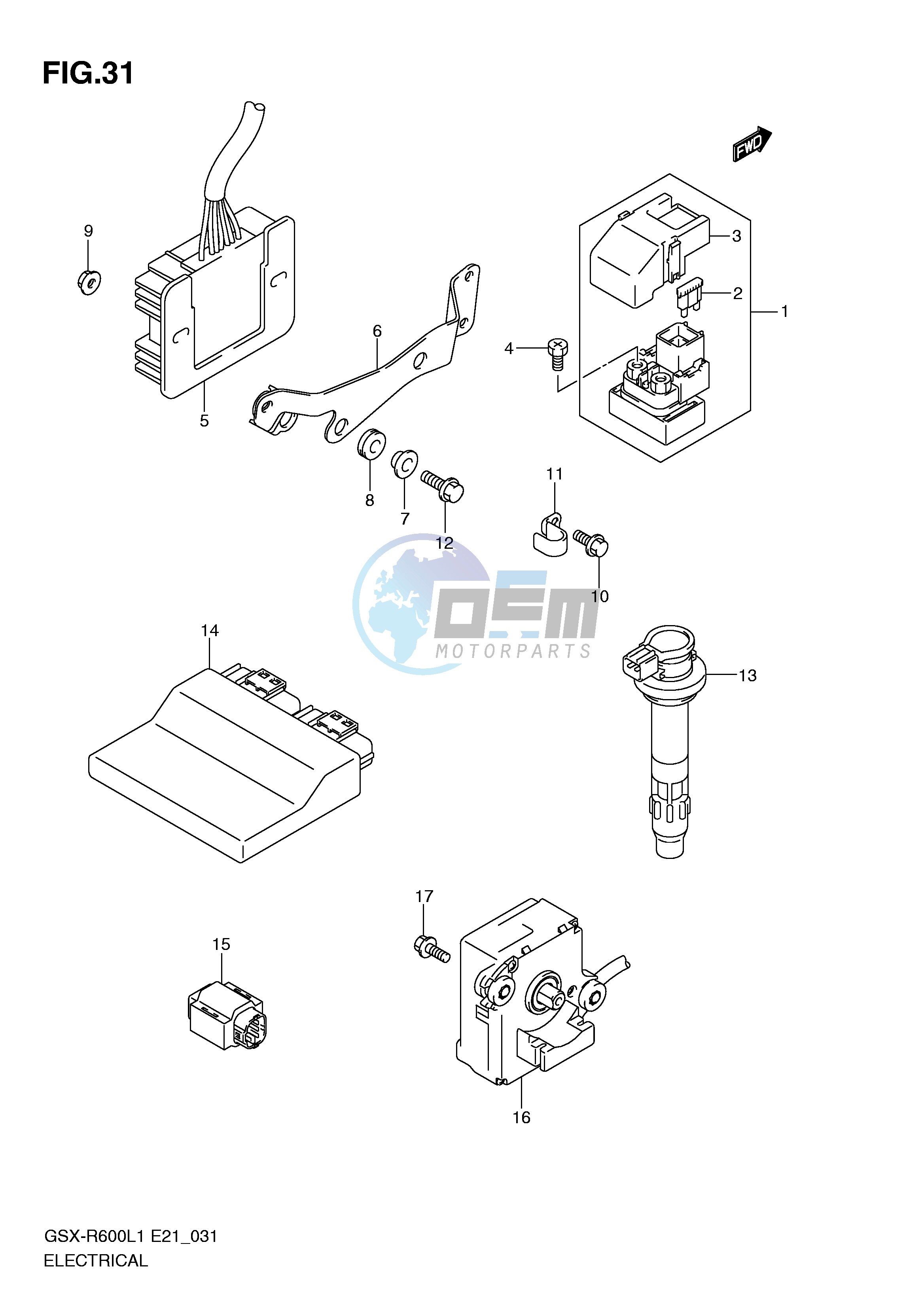 ELECTRICAL (GSX-R600L1 E21)