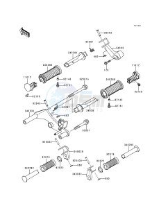 EN 500 C [VULCAN 500 LTD] (C1-C5) [VULCAN 500 LTD] drawing FOOTRESTS