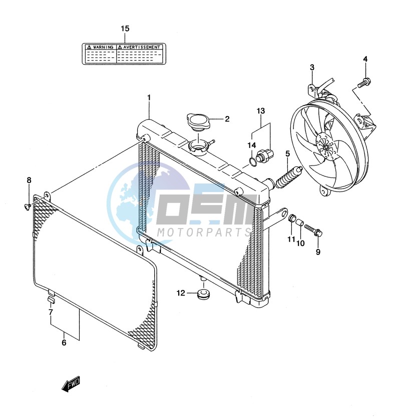 RADIATOR (LT-A500XPZL2 P17)