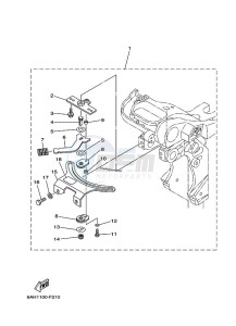 F15CELH-2007 drawing TILLER-HANDLE