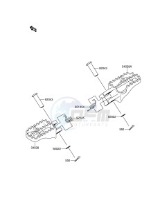 RM-Z250 (E28) drawing FOOTREST