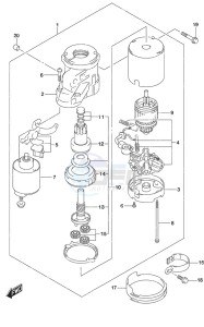 DF 140A drawing Starting Motor