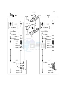 1400GTR ABS ZG1400EFF FR GB XX (EU ME A(FRICA) drawing Front Fork