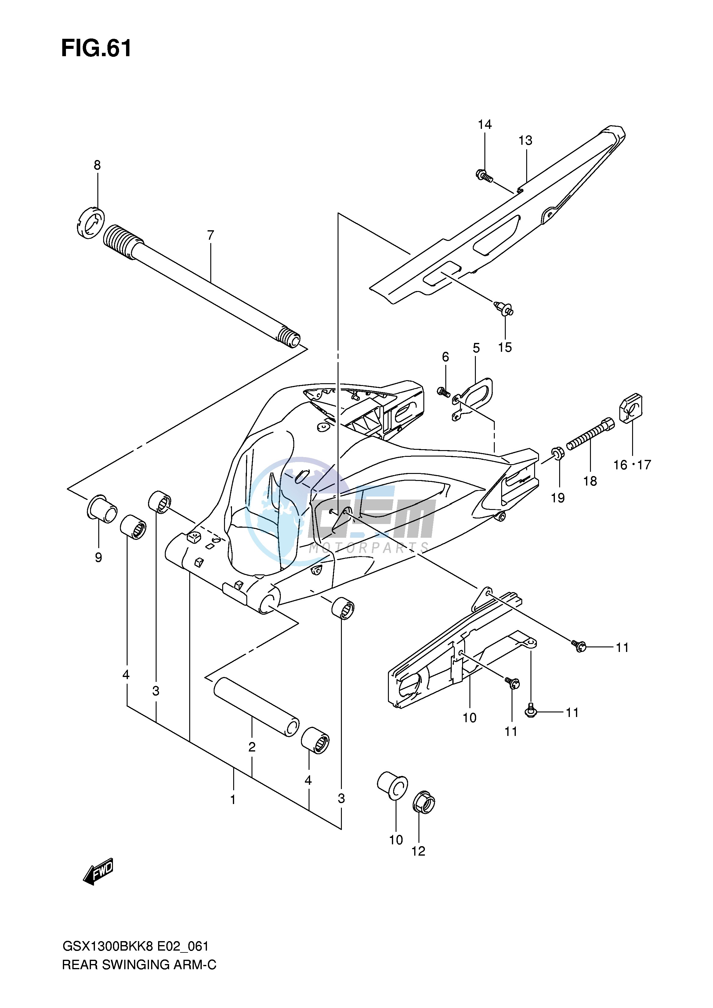 REAR SWINGINGARM