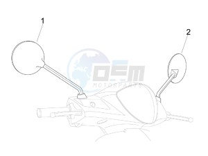 Liberty 125 4T Delivery E3 NEXIVE drawing Driving mirror/s