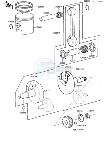 KDX 175 A [KDX175] (A2-A3) [KDX175] drawing CRANKSHAFT_PISTON -- 81-82 A2_A3- -