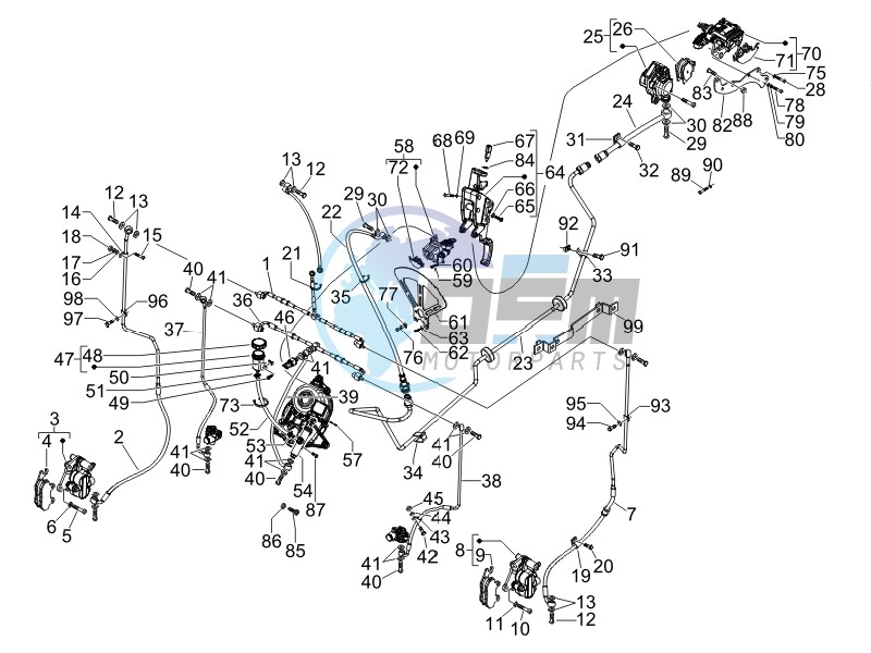 Brakes hose  - Calipers