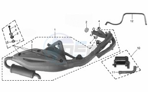 JET SPORT X SR 50 drawing EXHAUST