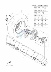 YFM700FWAD YFM7NGPLK (B4FR) drawing FRONT WHEEL 2