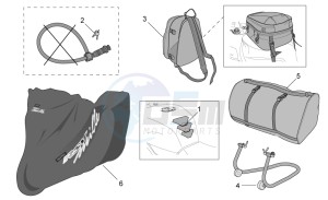 RSV 1000 Tuono drawing Acc. - Various