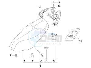 Fly 50 2t drawing Saddle seats - Tool roll