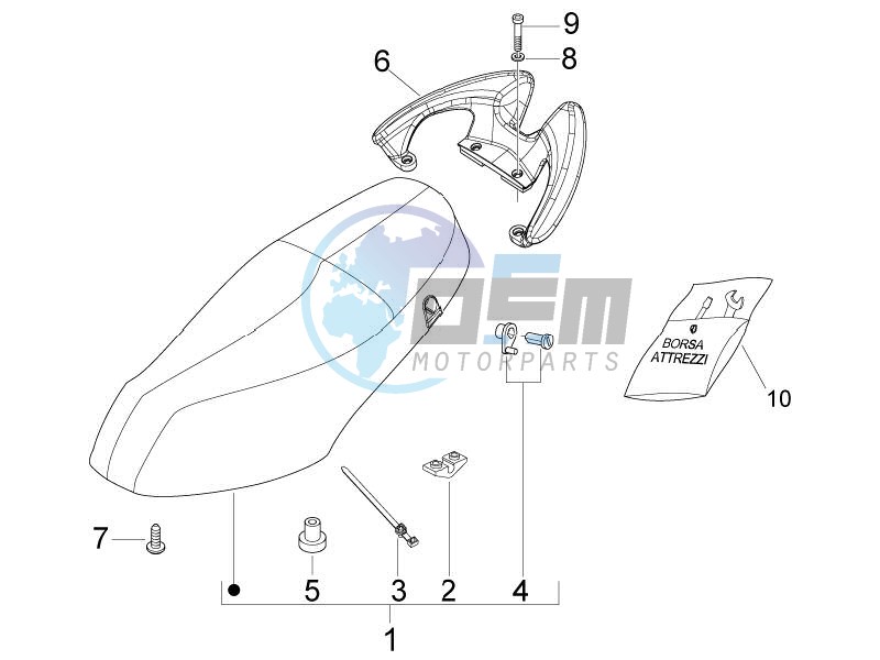 Saddle seats - Tool roll