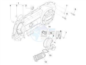 PRIMAVERA 50 4T-3V NOABS E4 (APAC) drawing Crankcase cover - Crankcase cooling