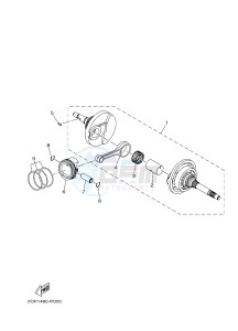 GPD150A GPD150-A NMAX 150 (BV41) drawing CRANKSHAFT & PISTON