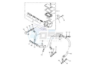 XVS A DRAG STAR CLASSIC 1100 drawing FRONT MASTER CYLINDER