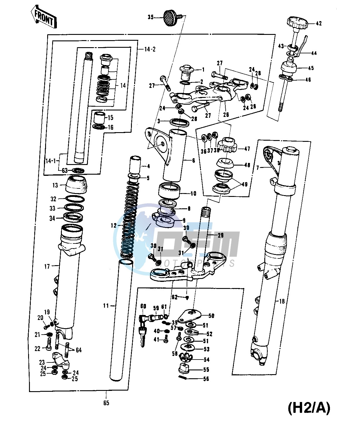 FRONT FORK -- H2_A- -