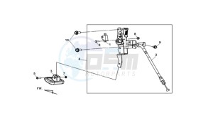 MAXSYM 400 EFI drawing PARK LEVER