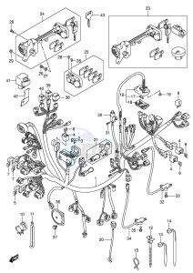 AN650 (E2) Burgman drawing WIRING HARNESS (AN650AK4)