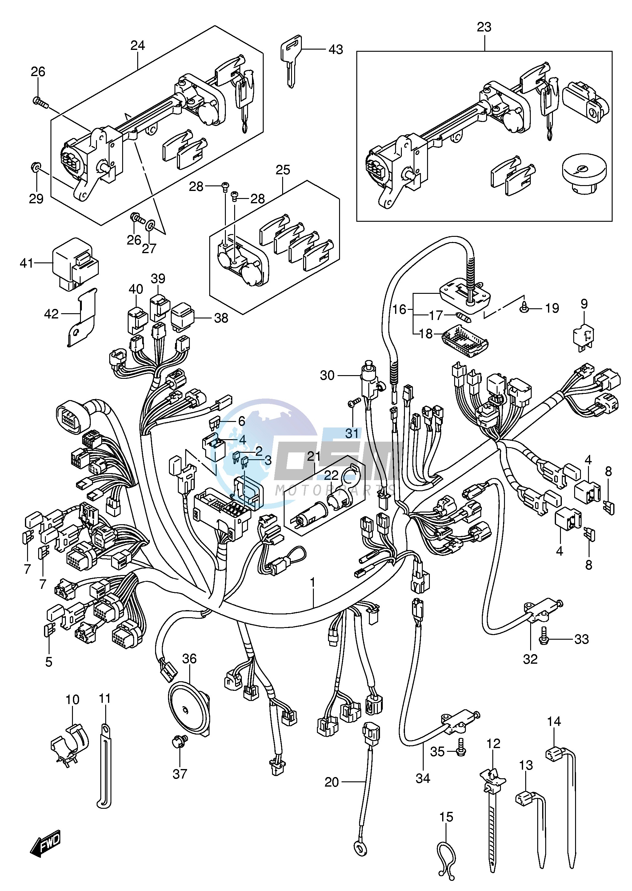 WIRING HARNESS (AN650AK4)