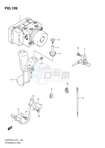 GSR750 (E21) drawing HYDRAULIC UNIT (GSR750AL2 E24)