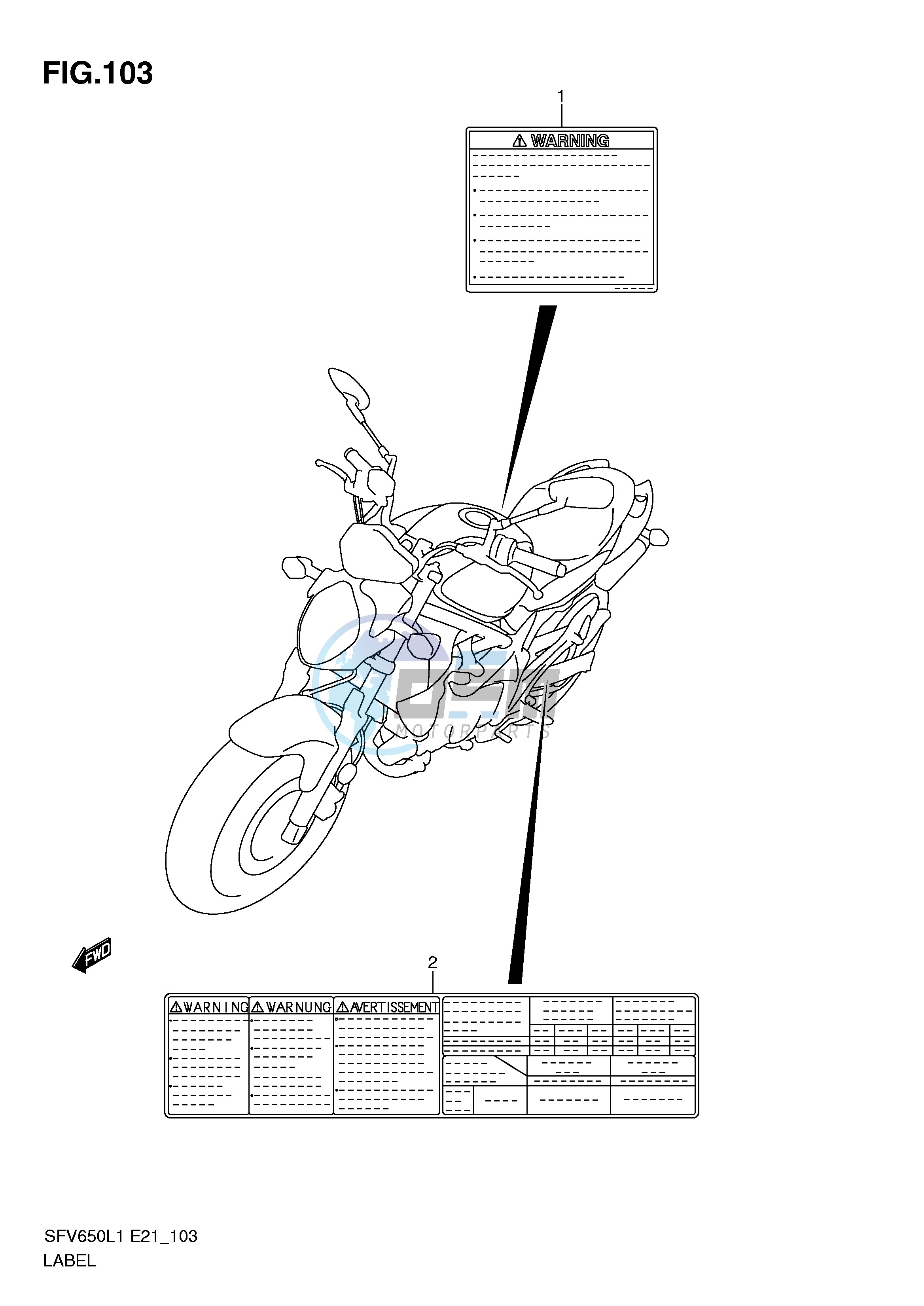 LABEL (SFV650L1 E24)