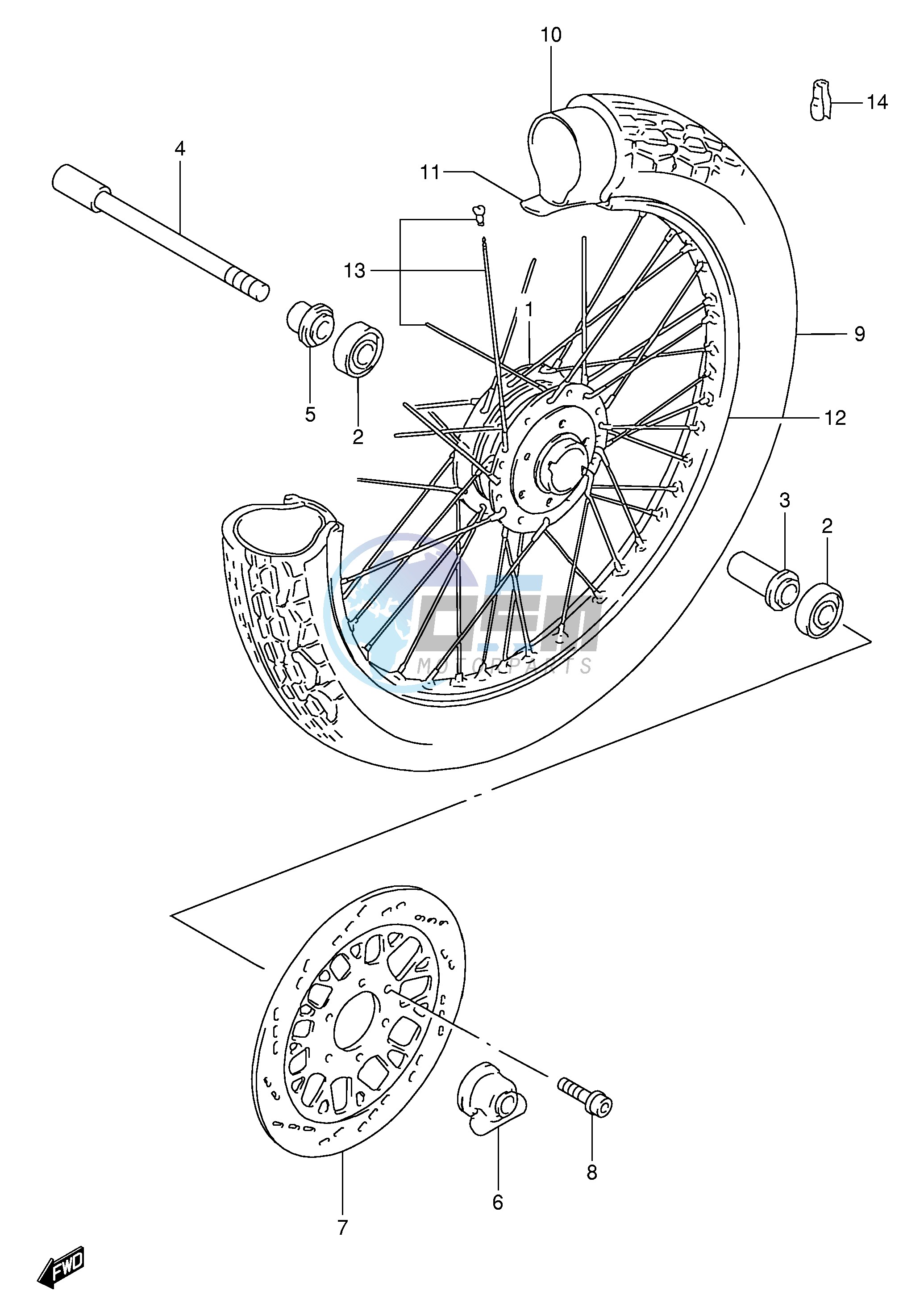 FRONT WHEEL