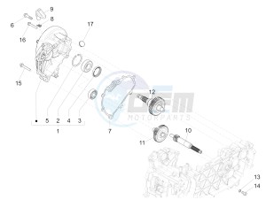 LIBERTY 150 150 IGET 4T 3V E4 IE ABS (EMEA) drawing Reduction unit