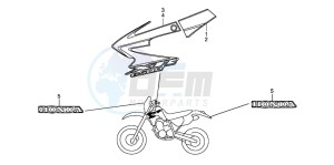 XR650R drawing STRIPE (XR650R7)