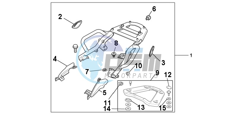 REAR CARRIER SET