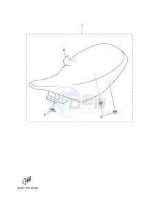 YFM250R RAPTOR 250 (33B8) drawing SEAT