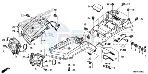 TRX500FM1E TRX500FM1 Europe Direct - (ED) drawing FRONT FENDER