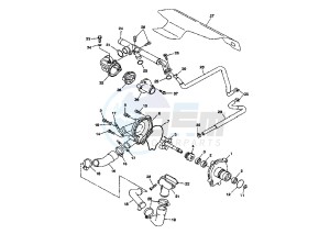 FJR 1300 drawing WATER PUMP