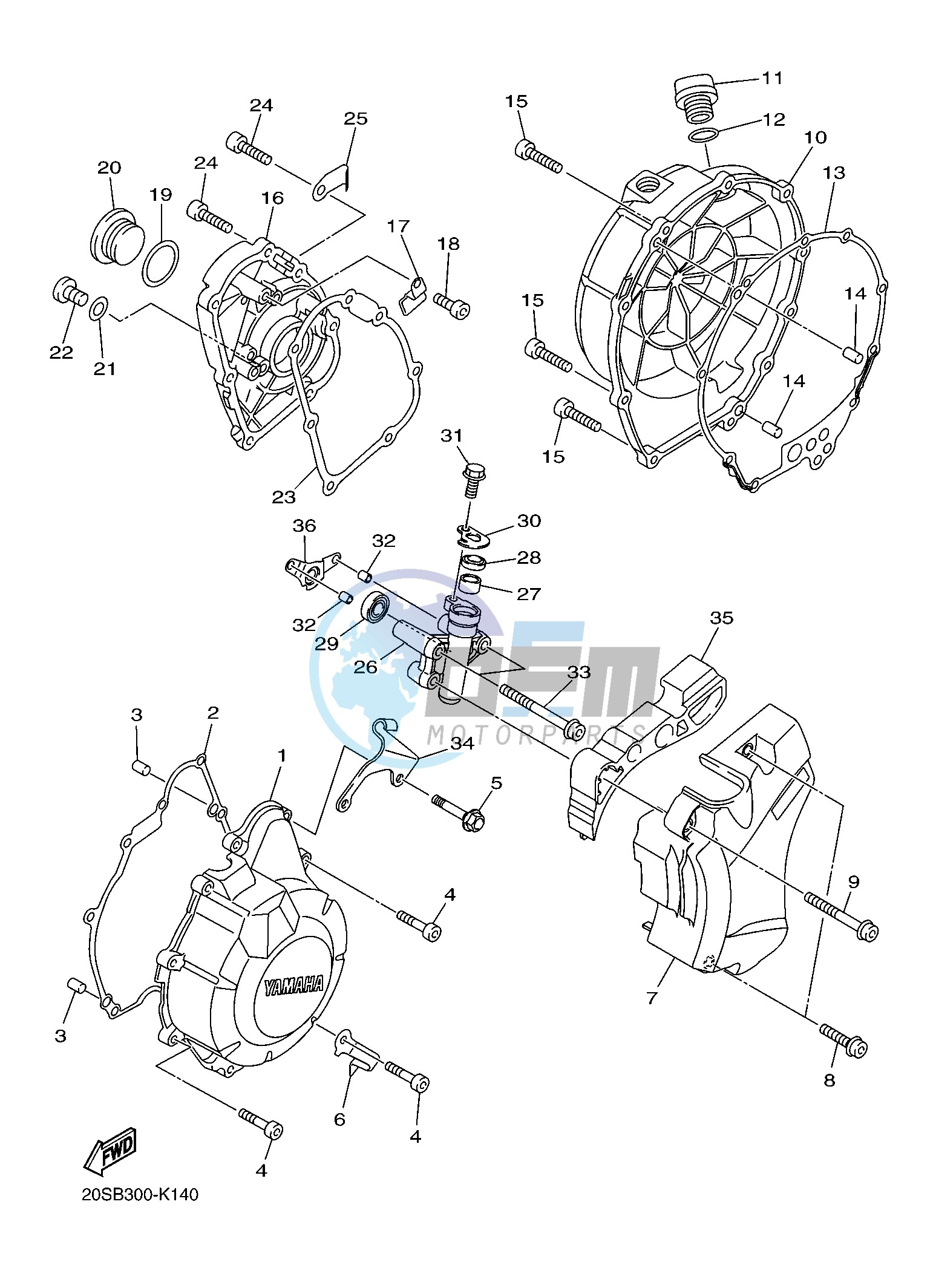 CRANKCASE COVER 1